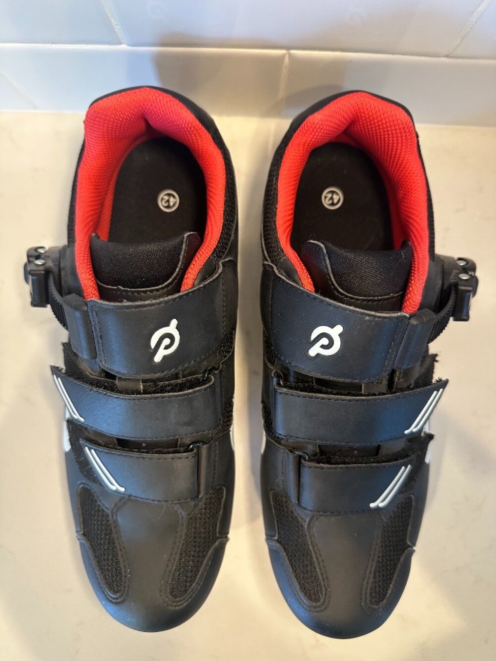 Peloton Cycling Shoes With Cleats Clips Size 42 Men’s 9 / Women's 11 Clean!